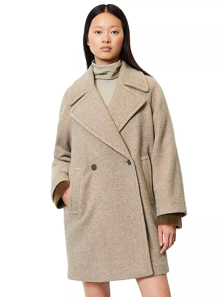 MARC O'POLO | Wollmantel | beige