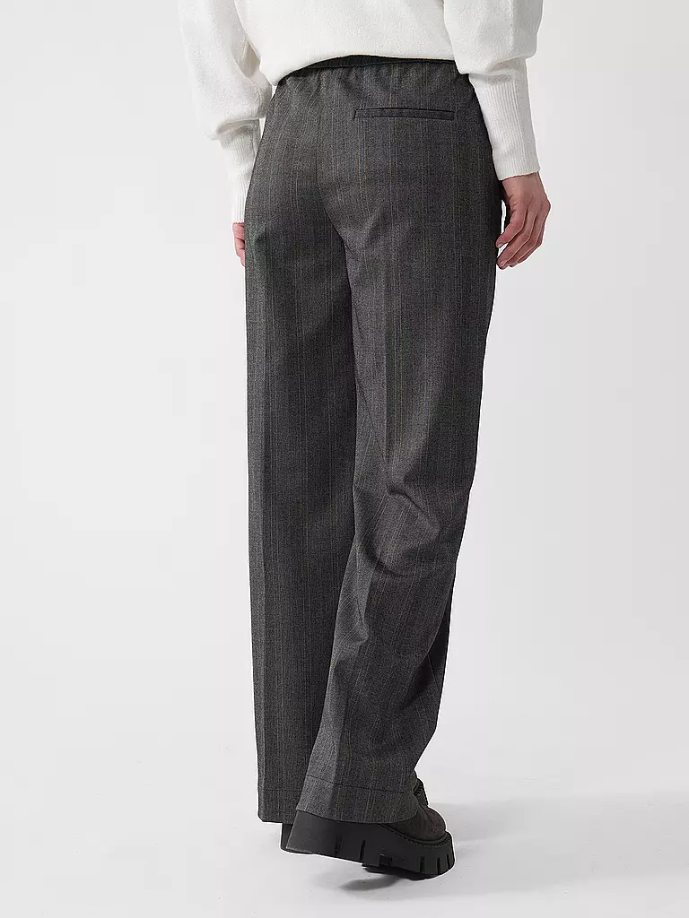 MARC O' POLO DENIM | Hose Wide Leg | grau
