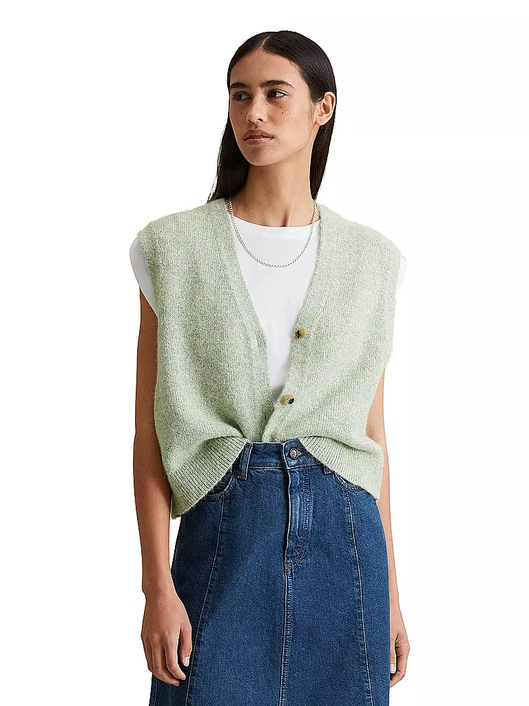 MARC O' POLO DENIM | Strickgilet | grün