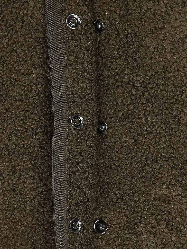 MARC O'POLO DENIM | Gilet in Felloptik  | olive