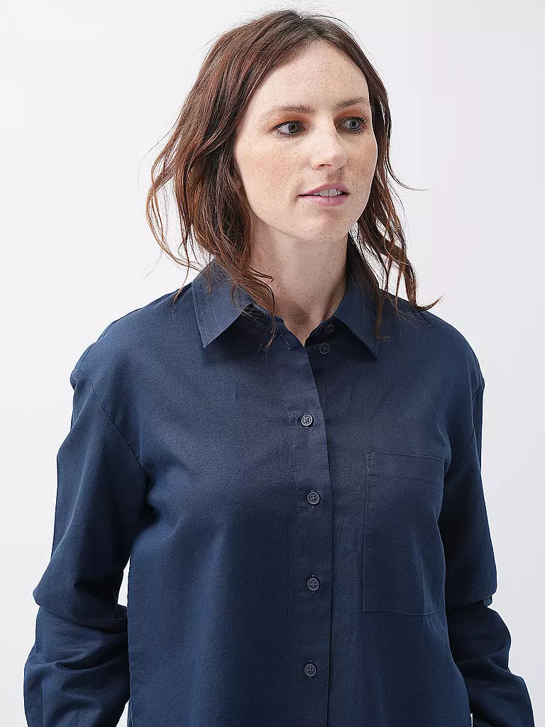MARC O'POLO DENIM | Hemdbluse  | dunkelblau