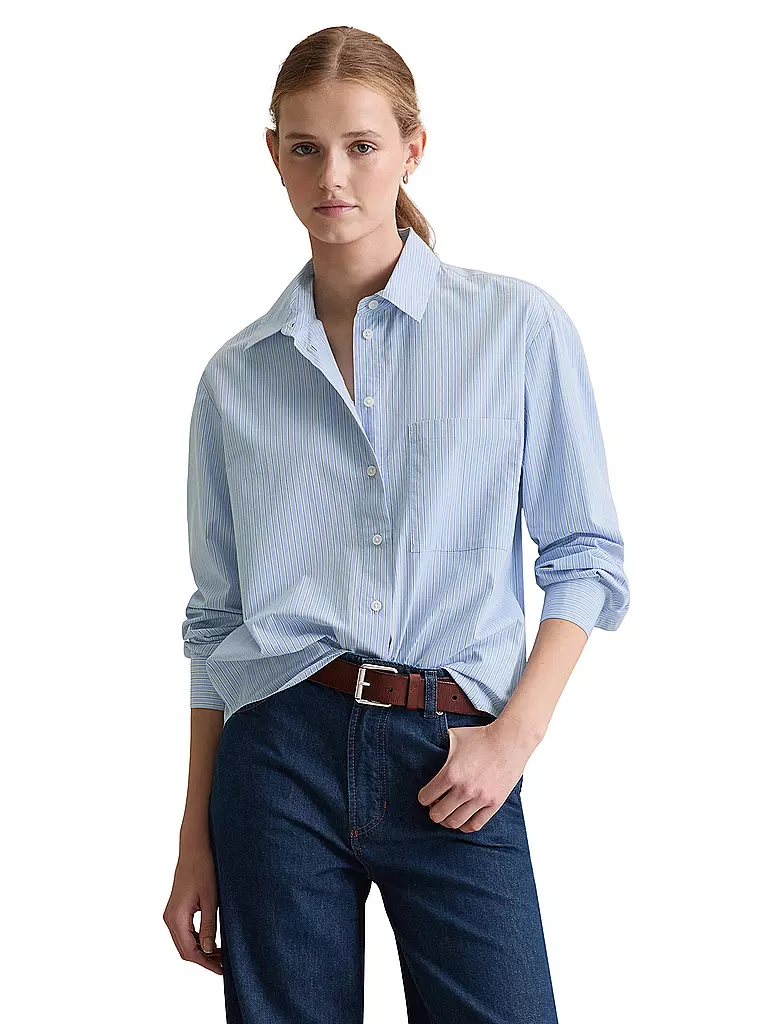 MARC O'POLO DENIM | Hemdbluse | hellblau