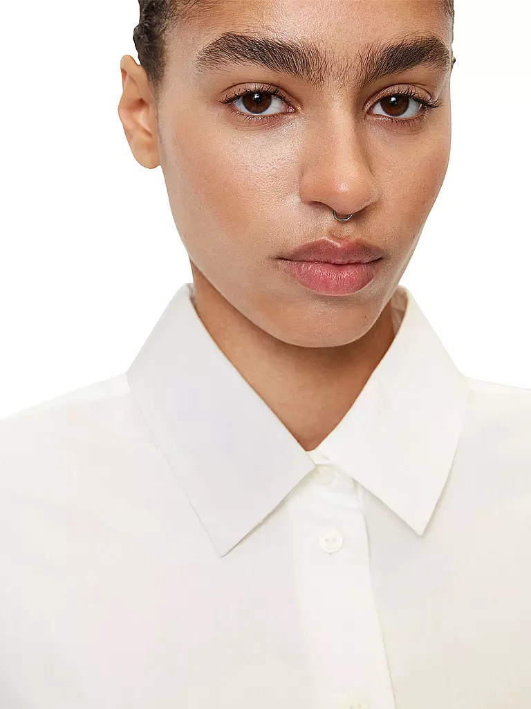 MARC O'POLO DENIM | Hemdbluse | weiss