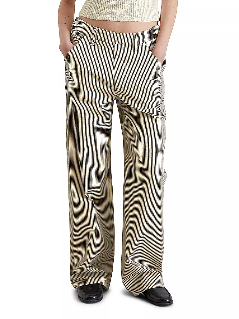 MARC O'POLO DENIM | Jeans Wide Leg Fit  | creme