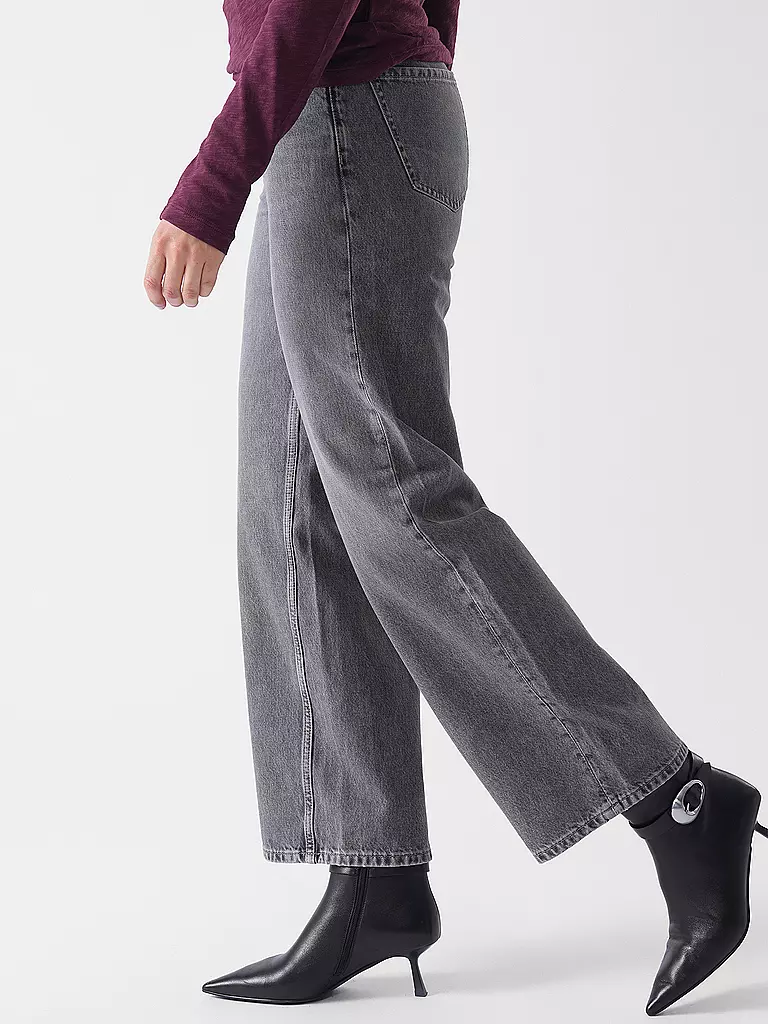 MARC O'POLO DENIM | Jeans Wide Leg | grau