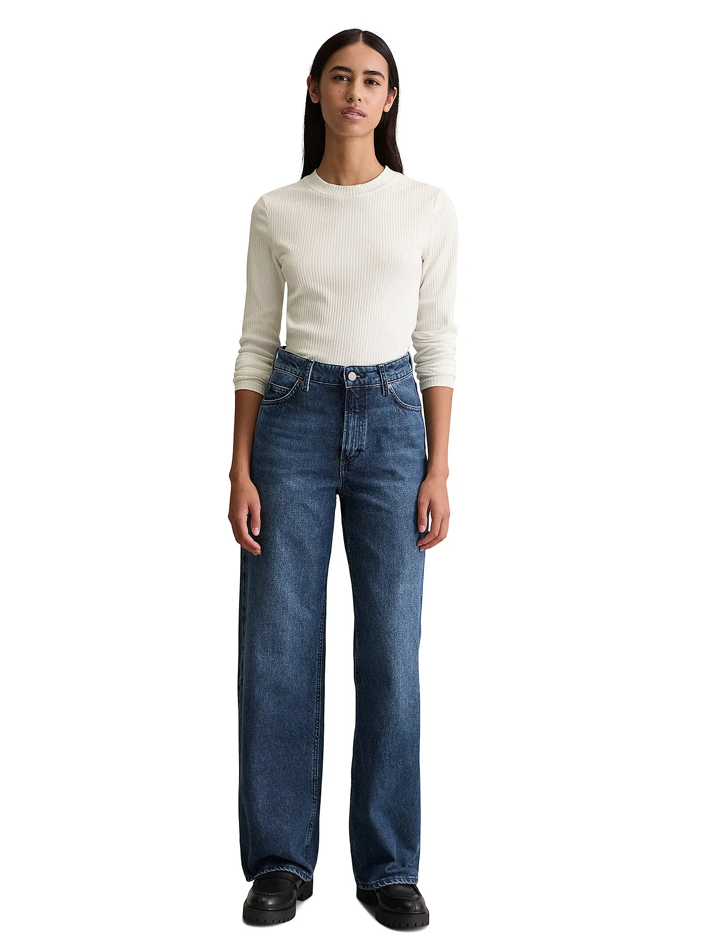 MARC O'POLO DENIM | Langarmshirt  | creme