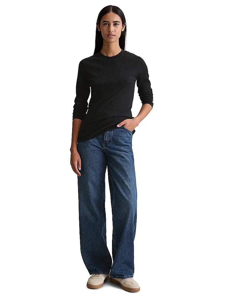 MARC O'POLO DENIM | Langarmshirt  | schwarz
