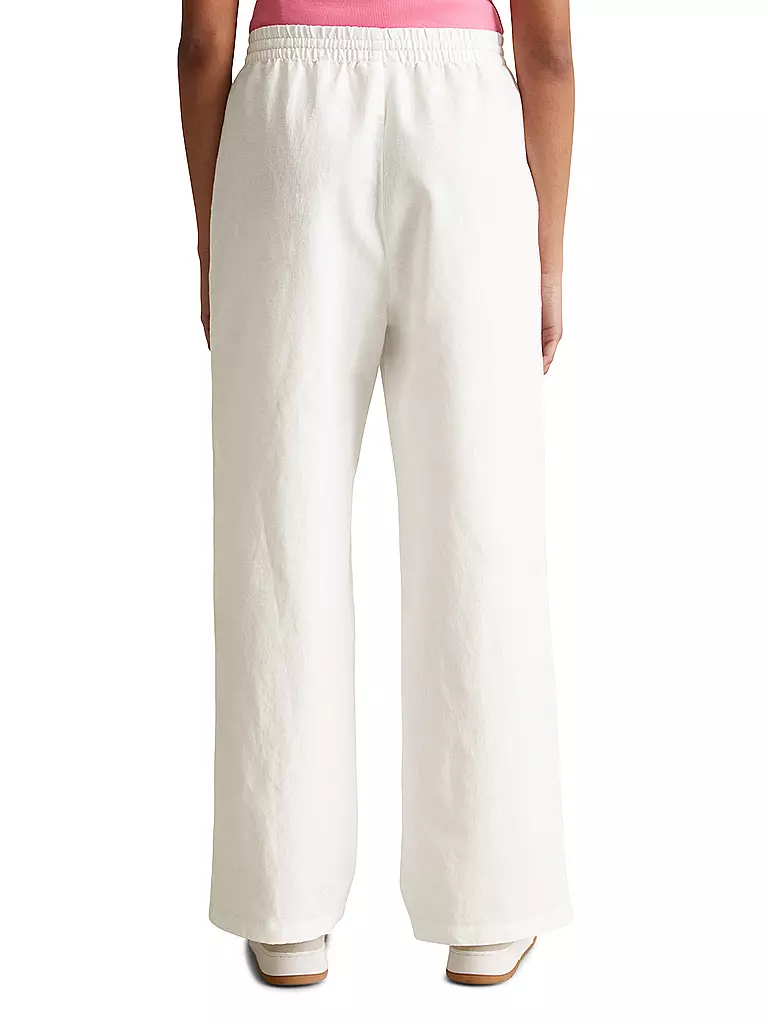 MARC O'POLO DENIM | Marlenehose  | weiss