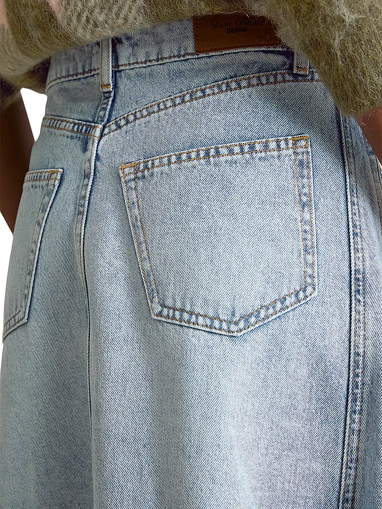 MARC O'POLO DENIM | Midirock  | hellblau
