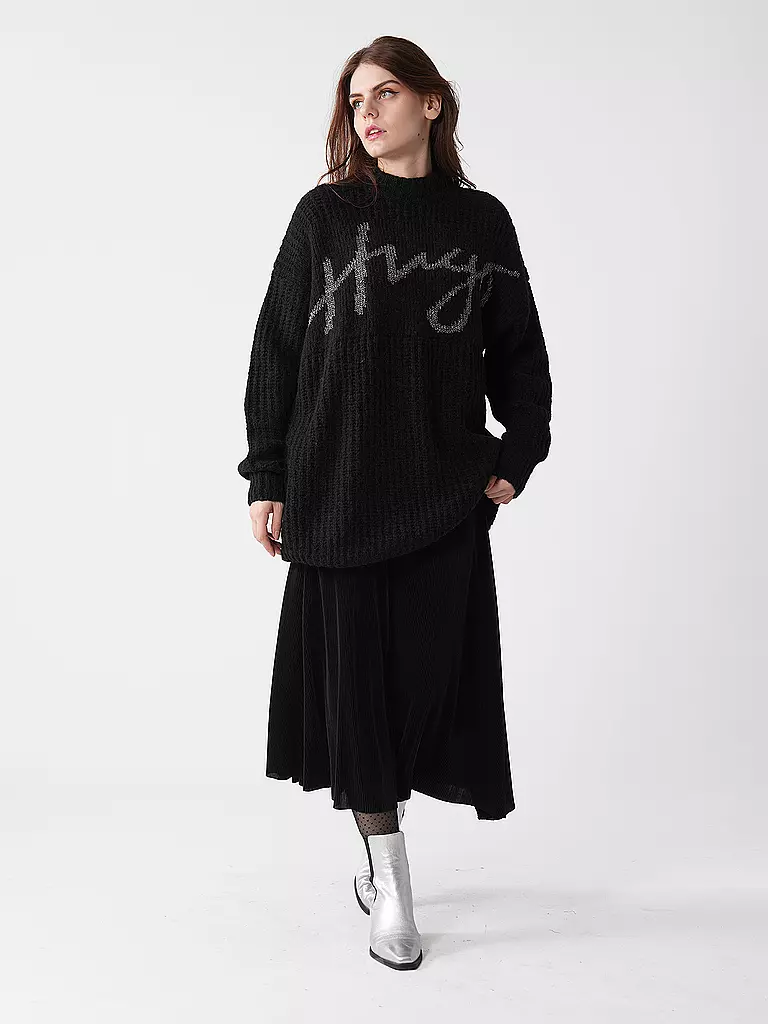 MARC O'POLO DENIM | Midirock | schwarz