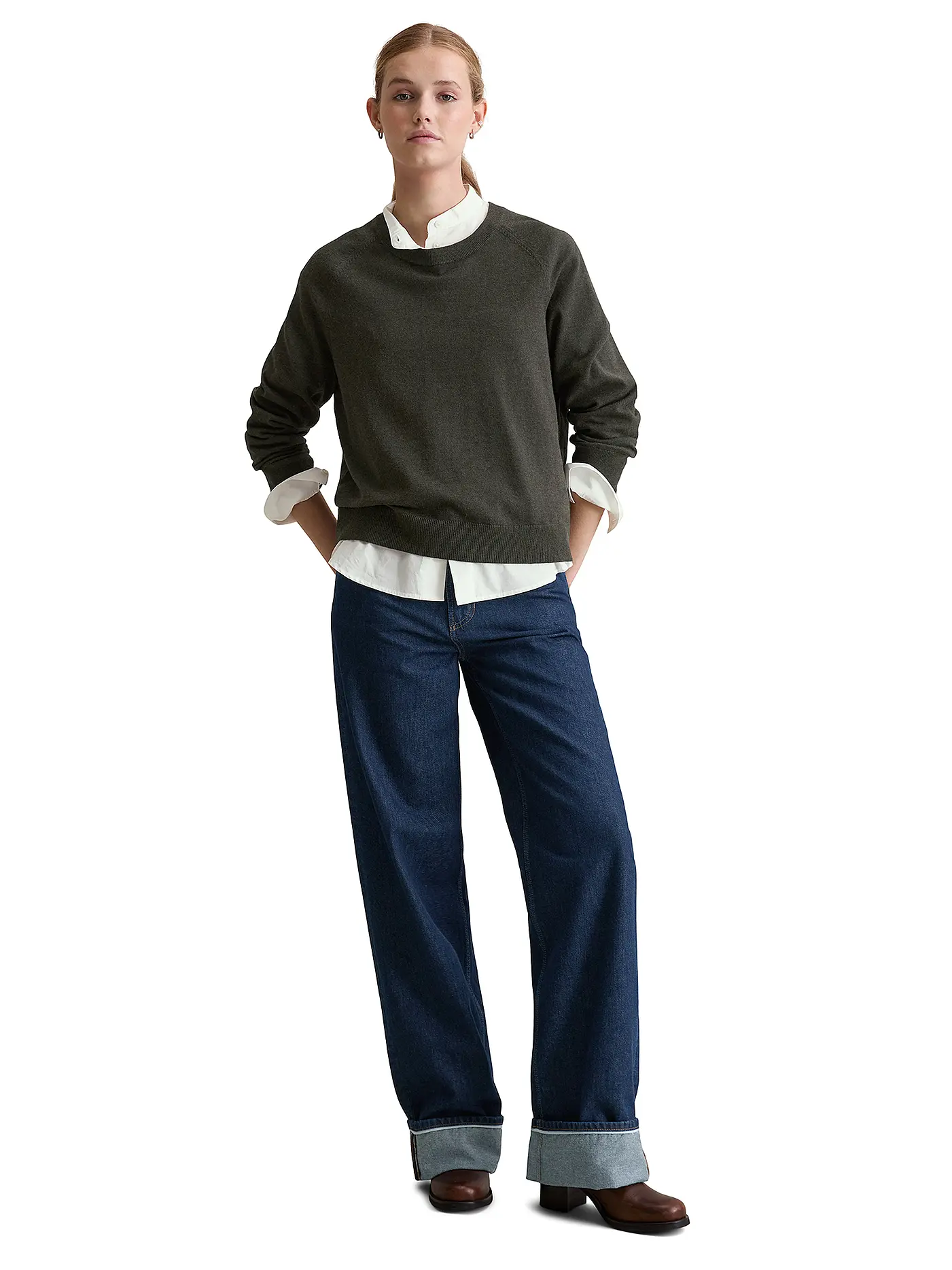 MARC O'POLO DENIM | Pullover  | dunkelgrün