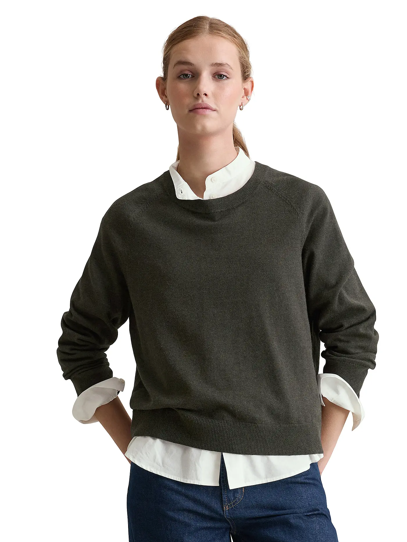 MARC O'POLO DENIM | Pullover  | dunkelgrün