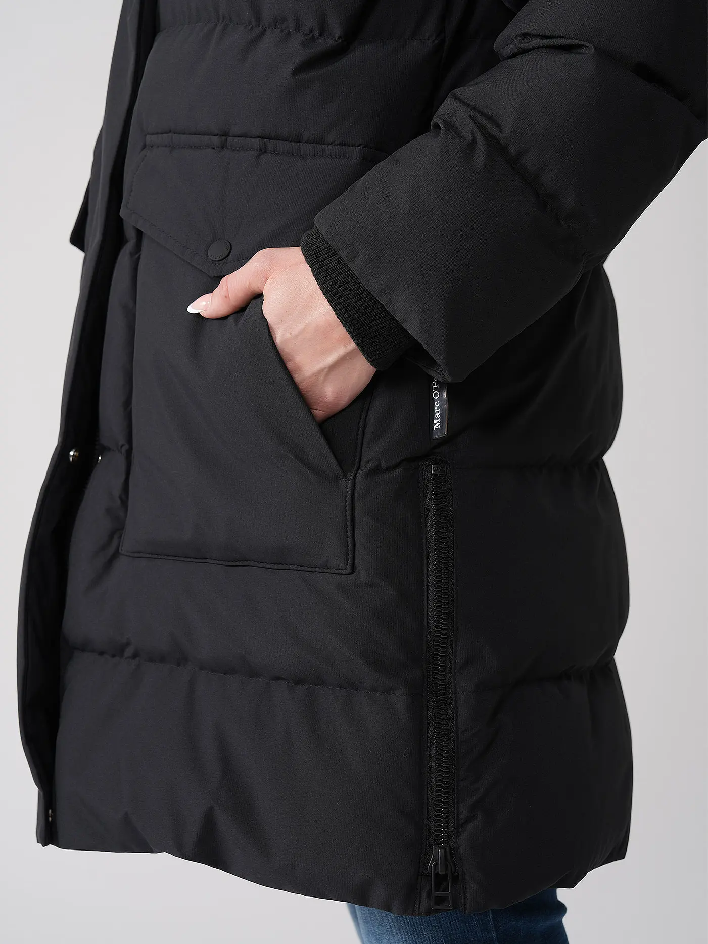 MARC O'POLO DENIM | Steppmantel ARTIC PUFFER | schwarz