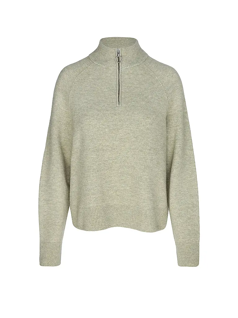 MARC O'POLO DENIM | Troyer Pullover  | grau