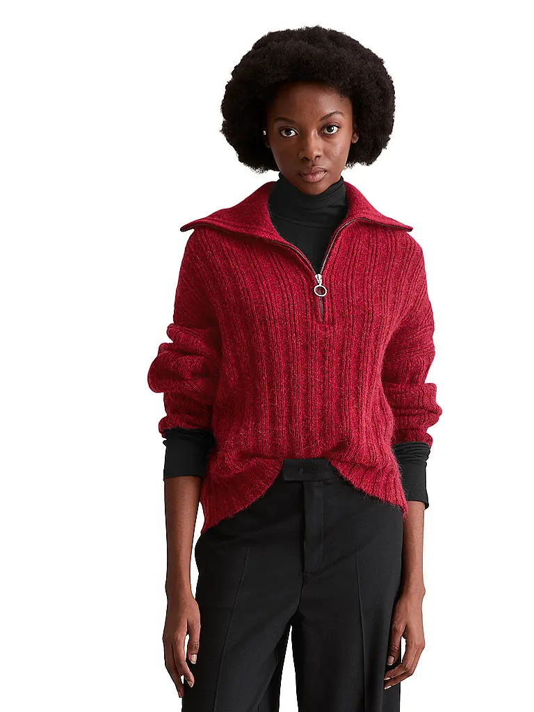 MARC O'POLO DENIM | Troyer Pullover  | Rot