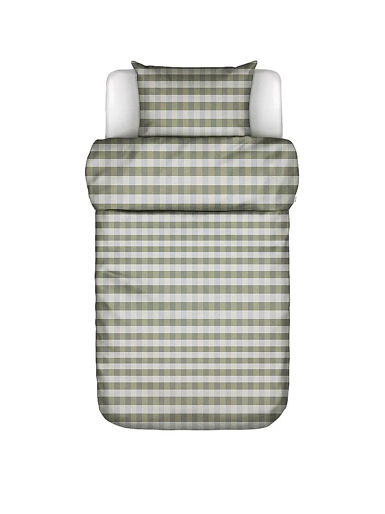 MARC O'POLO HOME | Flanell Bettwäsche OLLE 70x90cm/140x200cm Denim Blue | blau