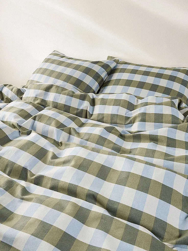 MARC O'POLO HOME | Flanell Bettwäsche OLLE 70x90cm/140x200cm Denim Blue | 