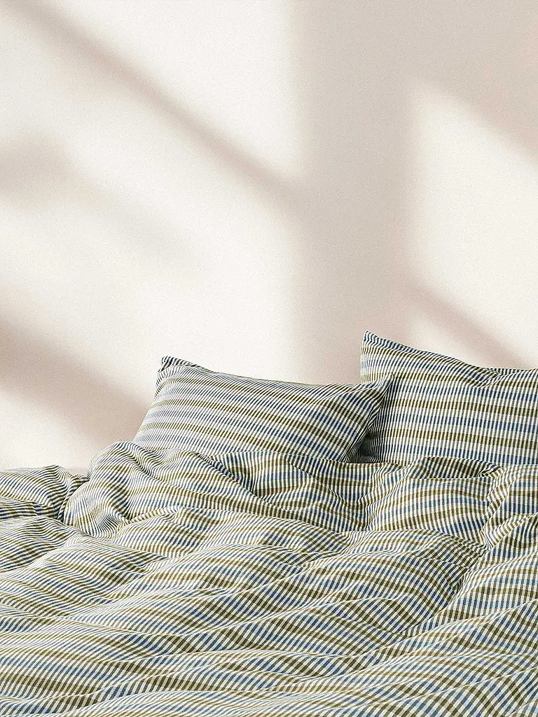 MARC O'POLO HOME | Flanell Bettwäsche OLLE 70x90cm/140x200cm Denim Blue | 