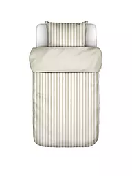 MARC O'POLO HOME | Satin Bettwäsche CLASSIC STRIPE 70x90cm/140x200cm Anthracite | beige