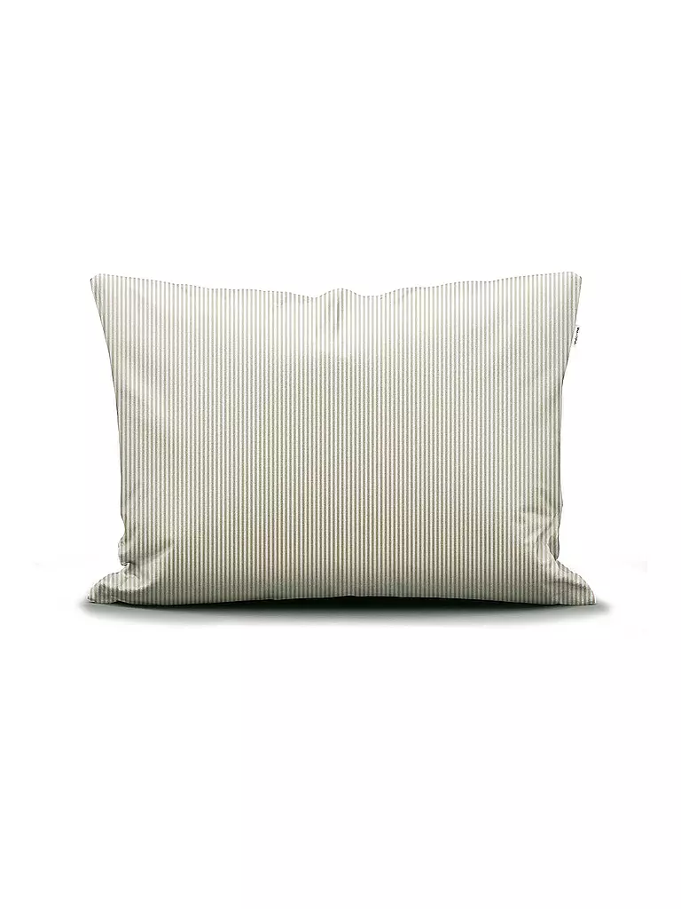 MARC O'POLO HOME | Satin Bettwäsche CLASSIC STRIPE 70x90cm/140x200cm Oatmel | rosa