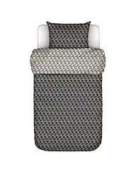 MARC O'POLO HOME | Satin Bettwäsche MONOGRAM 70x90cm / 140x200cm Black | schwarz