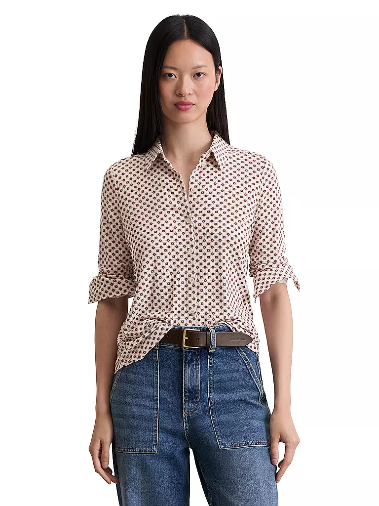 MARC O'POLO | Bluse | dunkelrot