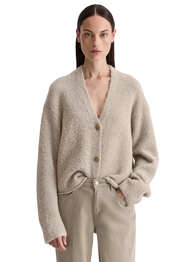 MARC O'POLO | Cardigan | hellbraun