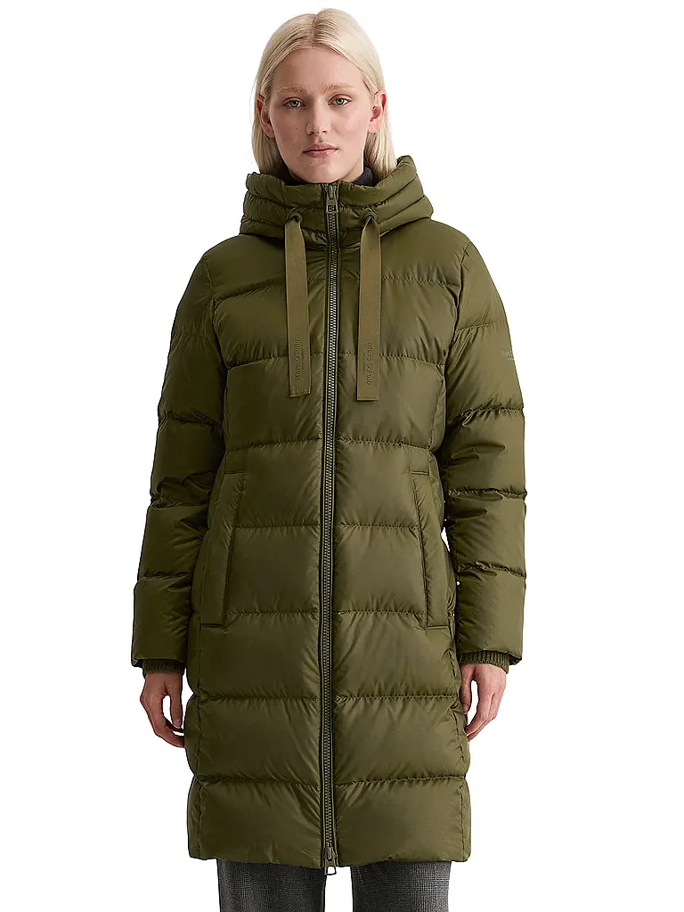 MARC O'POLO | Daunensteppmantel | olive