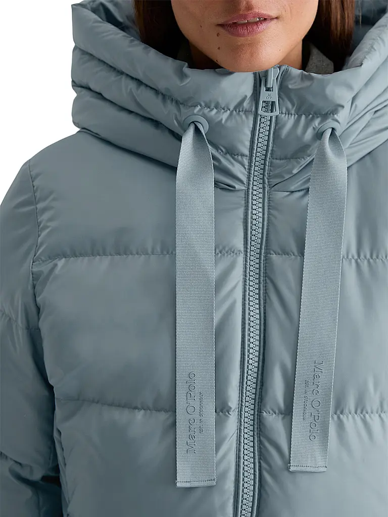 MARC O'POLO | Daunensteppmantel | blau