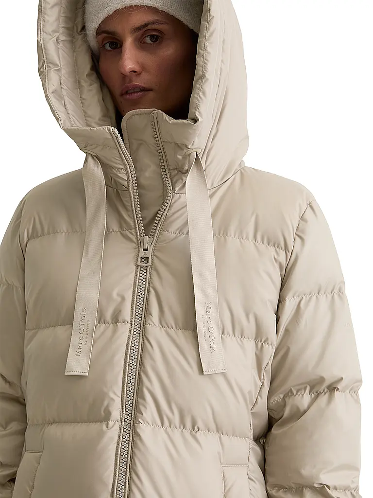MARC O'POLO | Daunensteppmantel | beige