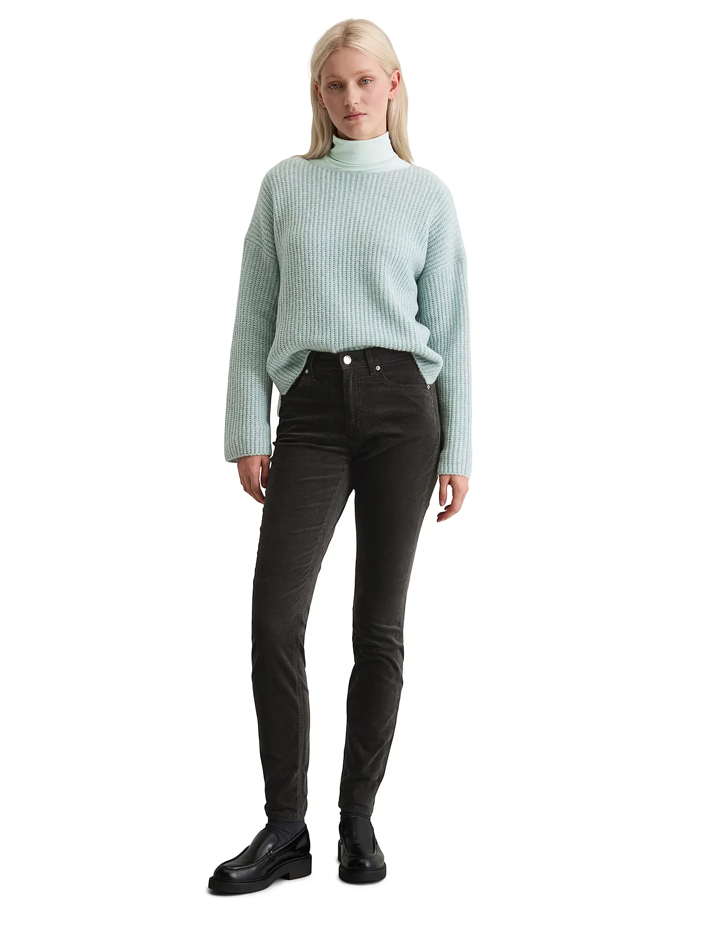 MARC O'POLO | Hose Slim Fit | grau