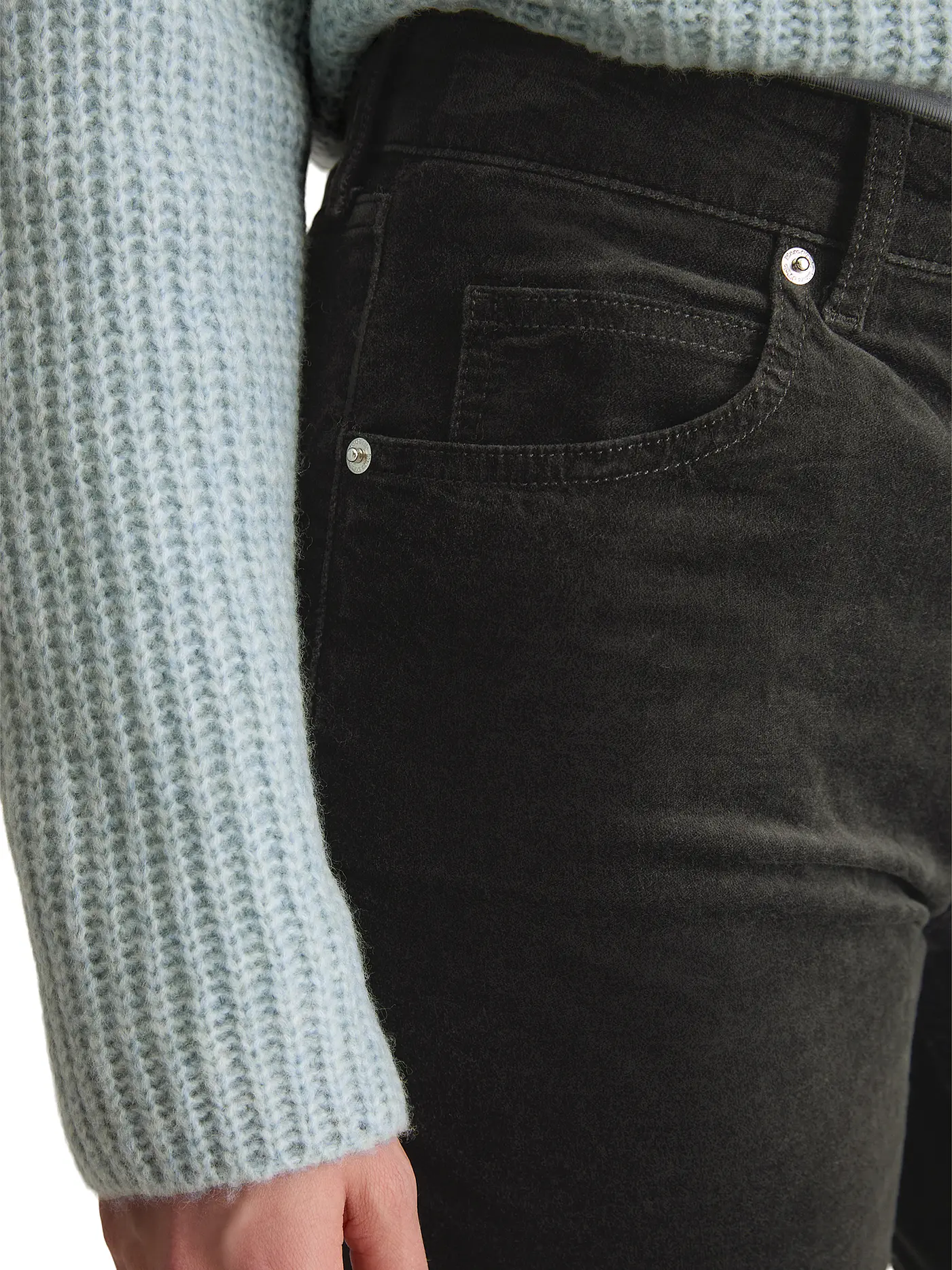 MARC O'POLO | Hose Slim Fit | grau