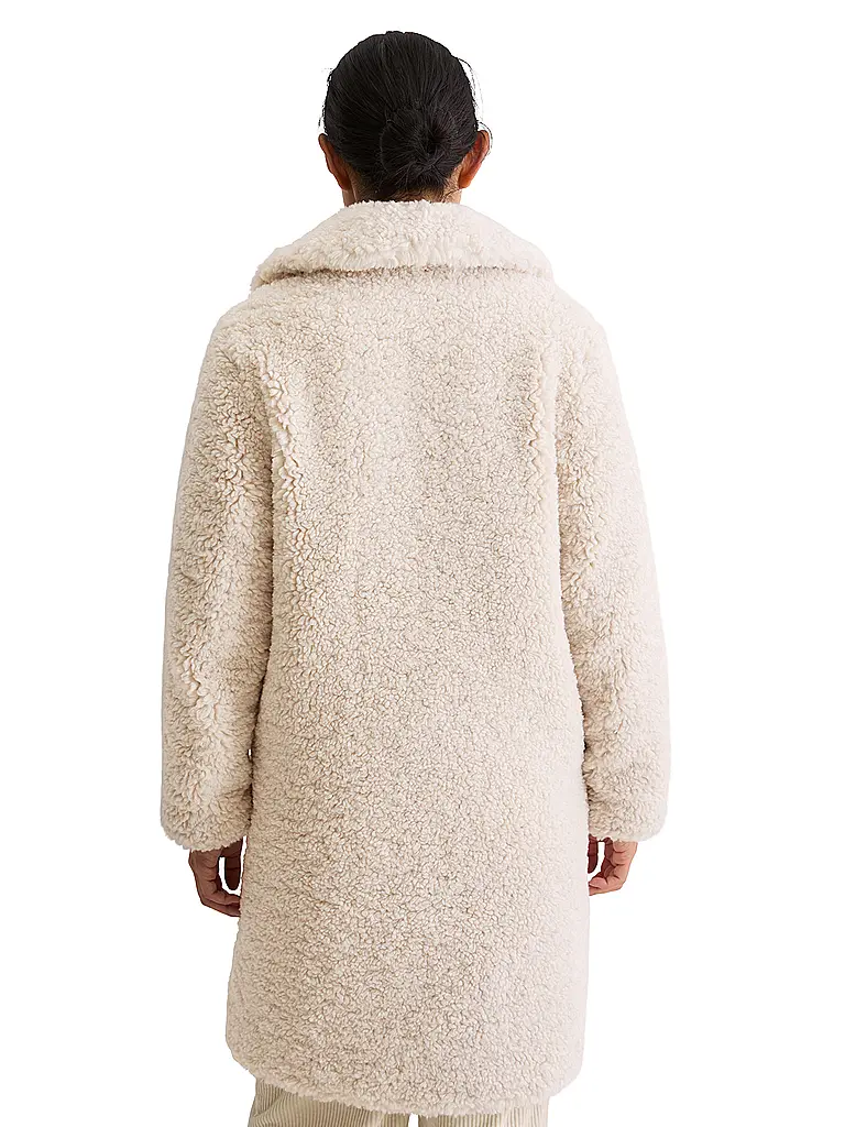 MARC O'POLO | Jacke in Felloptik | creme