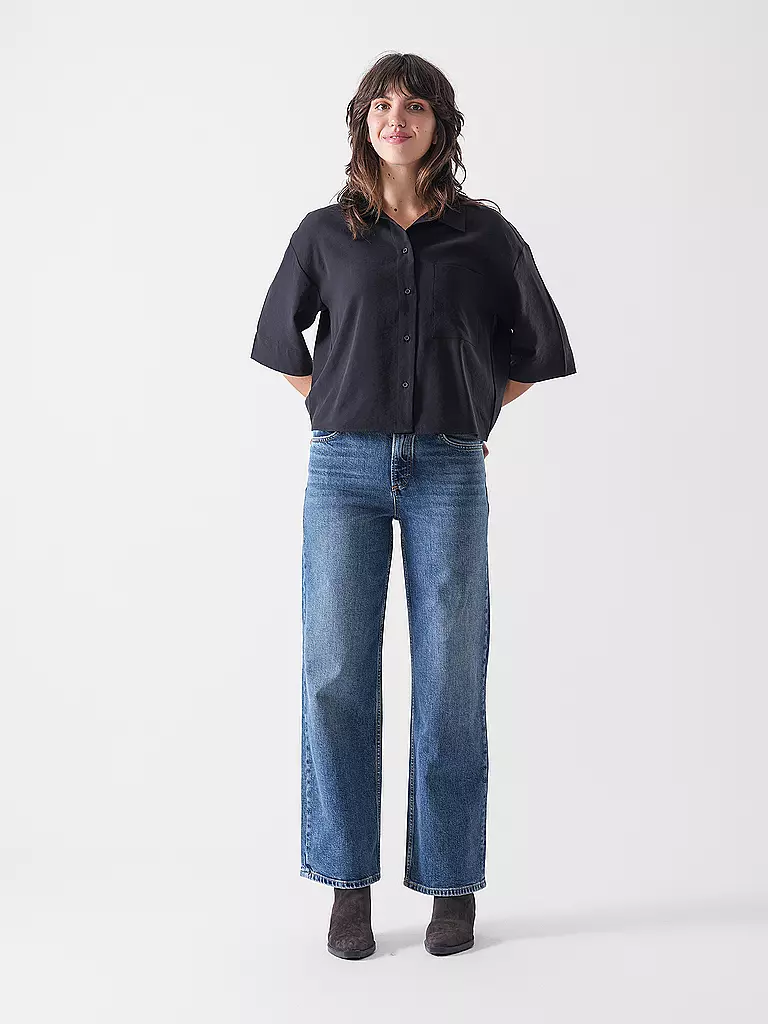 MARC O'POLO | Jeans Wide Leg  | blau