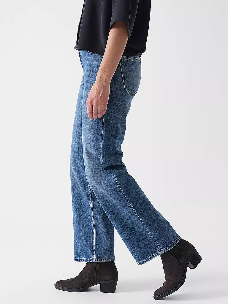 MARC O'POLO | Jeans Wide Leg  | blau