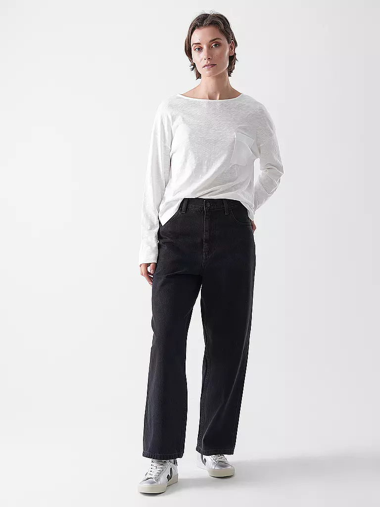 MARC O'POLO | Langarmshirt  | weiss