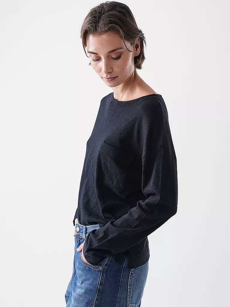 MARC O'POLO | Langarmshirt  | dunkelblau