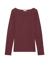 MARC O'POLO | Langarmshirt  | dunkelrot