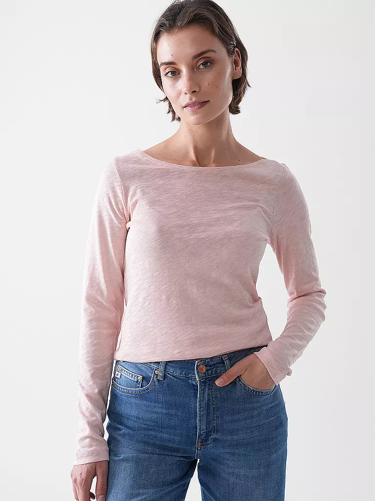 MARC O'POLO | Langarmshirt | dunkelrot