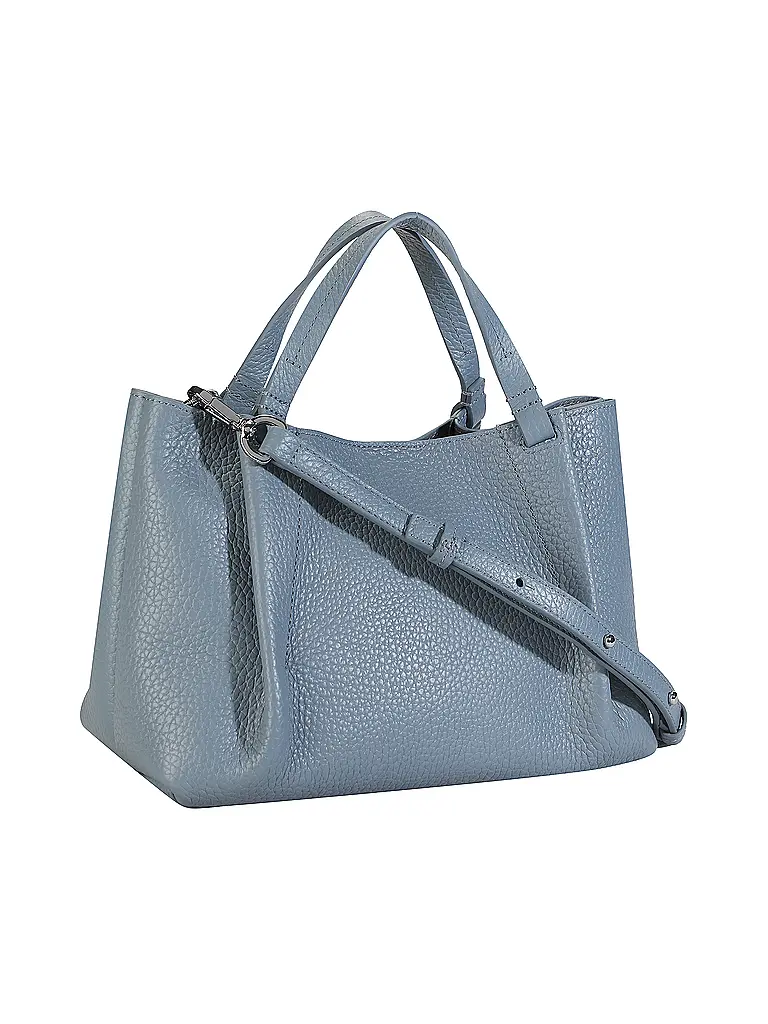 MARC O'POLO | Ledertasche - Umhängetasche Medium | Blau