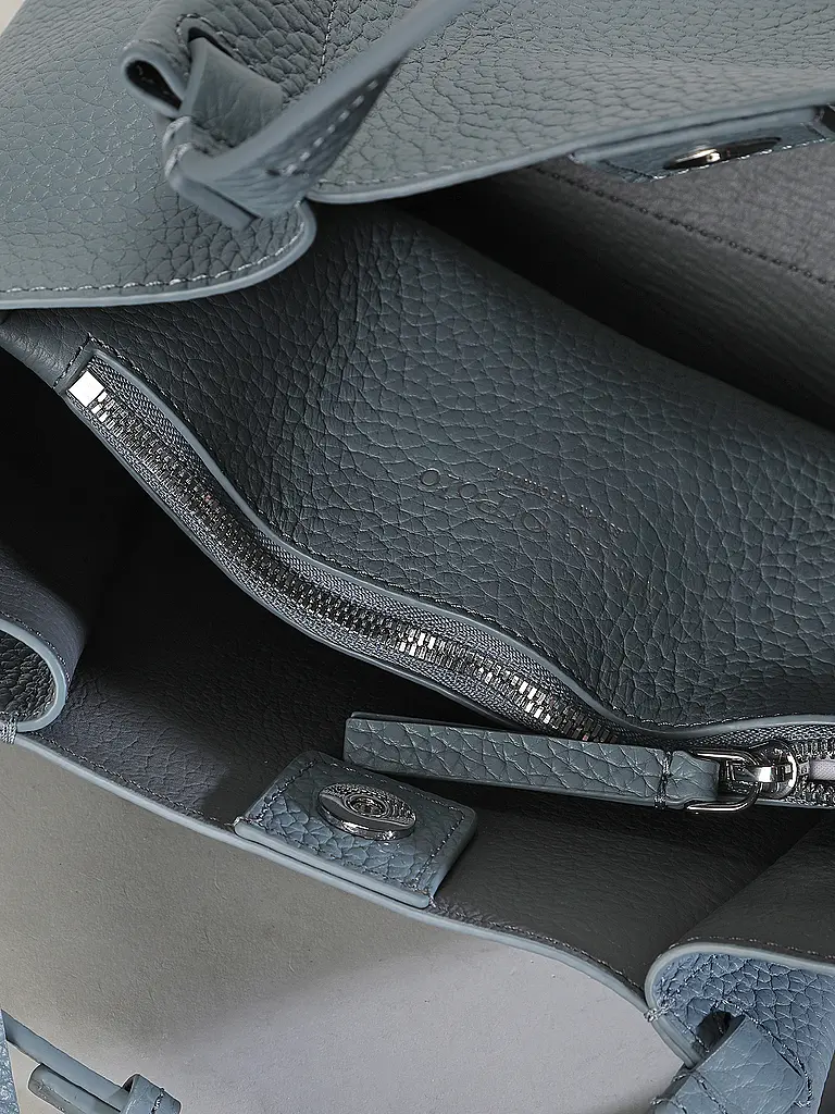MARC O'POLO | Ledertasche - Umhängetasche Medium | Blau