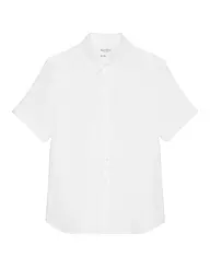 MARC O'POLO | Leinenbluse | Weiss