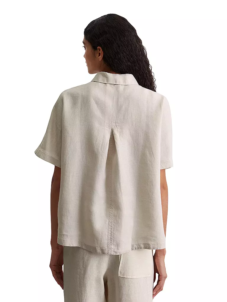 MARC O'POLO | Leinenbluse | dunkelblau