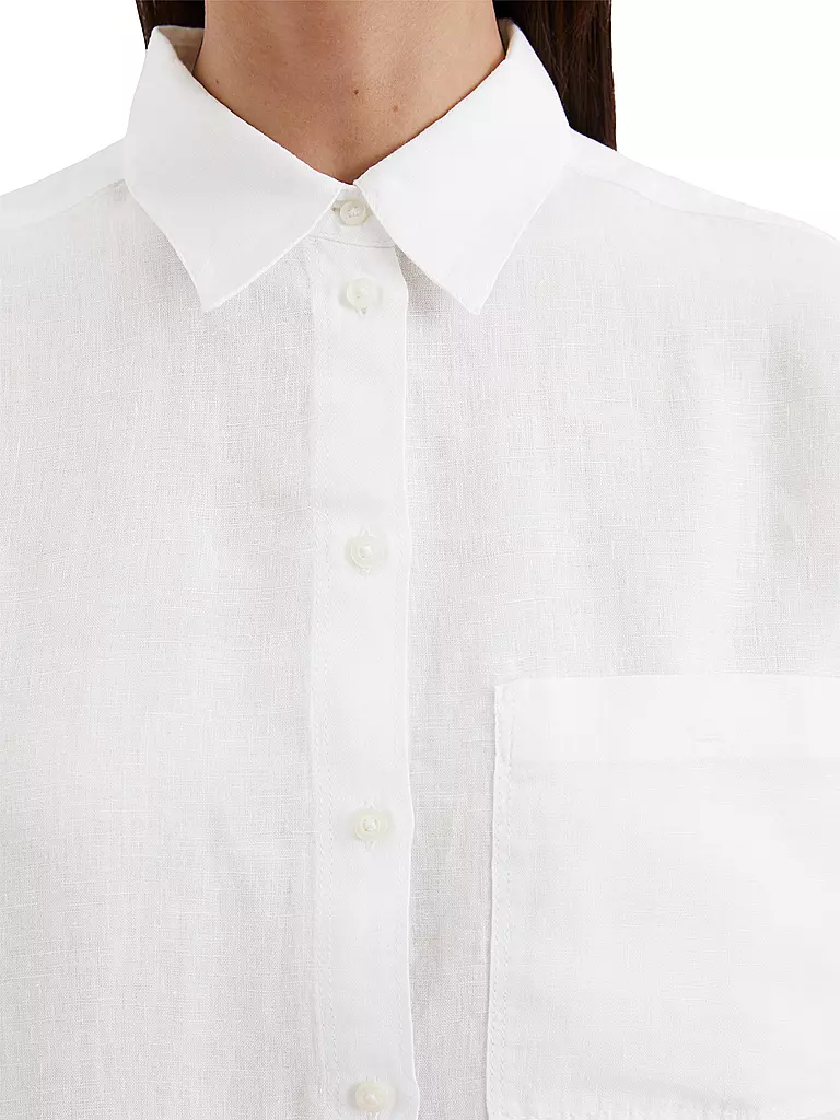 MARC O'POLO | Leinenbluse | schwarz