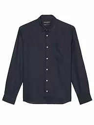 MARC O'POLO | Leinenhemd Regular Fit  | dunkelblau