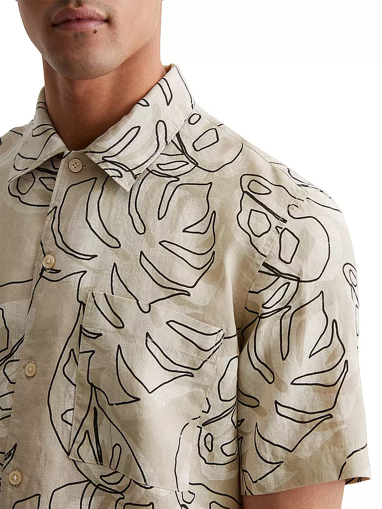 MARC O'POLO | Leinenhemd Regular Fit | creme