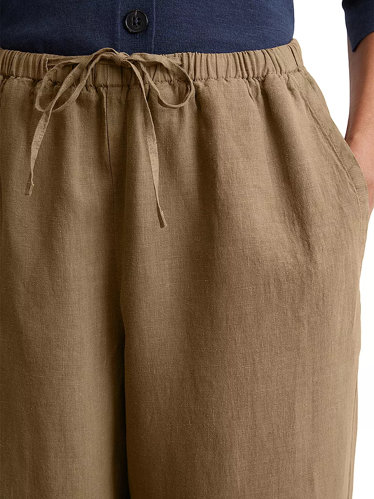 MARC O'POLO | Leinenhose | senf