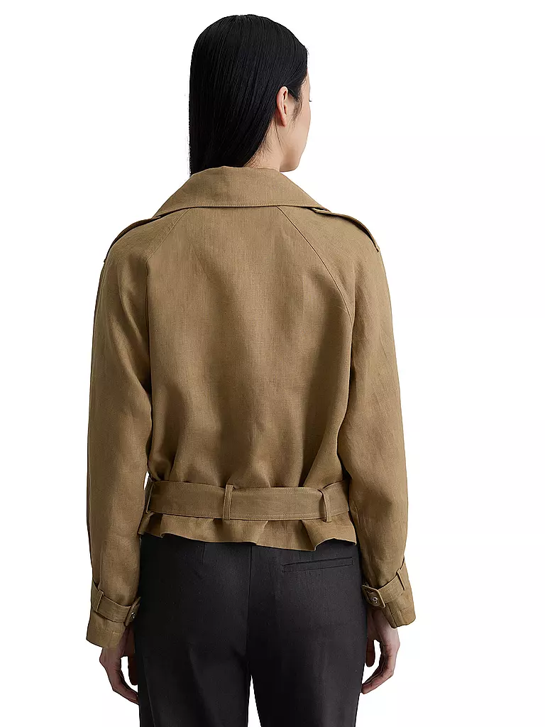 MARC O'POLO | Leinenjacke | braun
