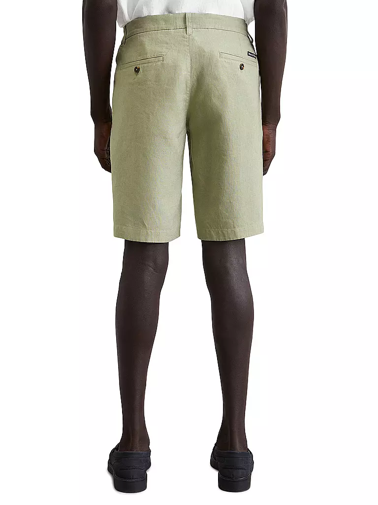 MARC O'POLO | Leinenshorts RESO | blau