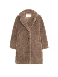 MARC O'POLO | Mantel in Felloptik  | camel
